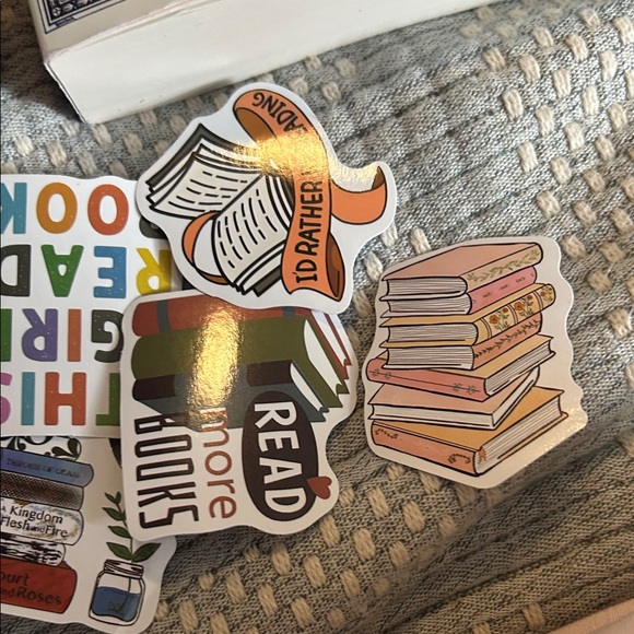 Colorful Book-Themed Sticker Set (40) - Picture 4 of 7